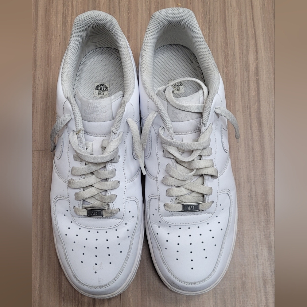 Nike AF1 Air Force 1 CW2288-111 Triple White Low Sneakers Men’s Size 11.5